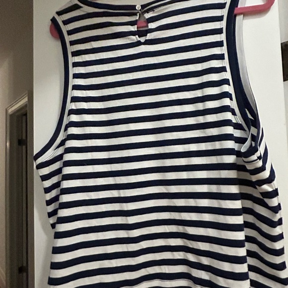 Bnwt navy/white Anthropologie Maeve tank - Picture 2 of 3